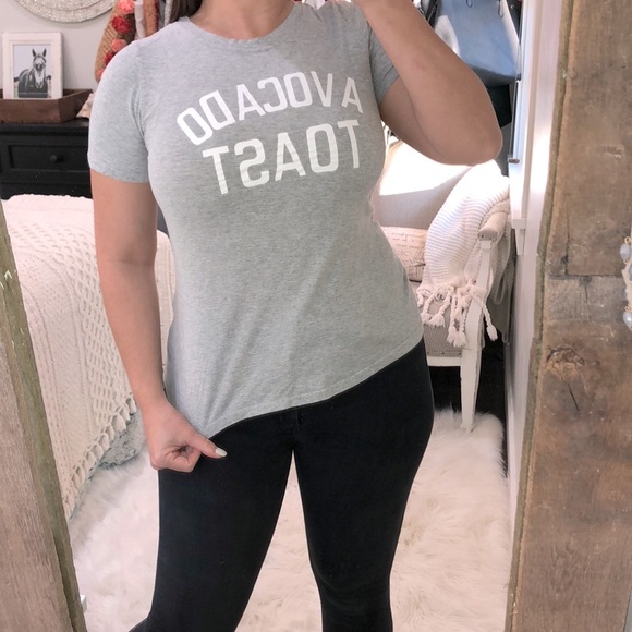 Avocado toast medium gray T-shirt - Picture 1 of 5